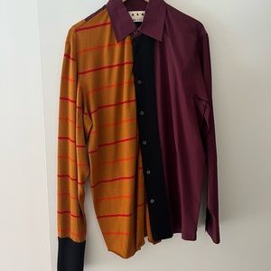 Unique Marin dress shirt. Brand new with tags, size S-M.